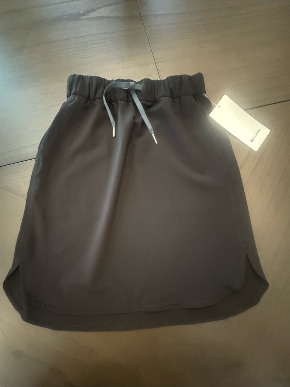 lululemon athletica On The Fly Skirt Black Elastic-Waist